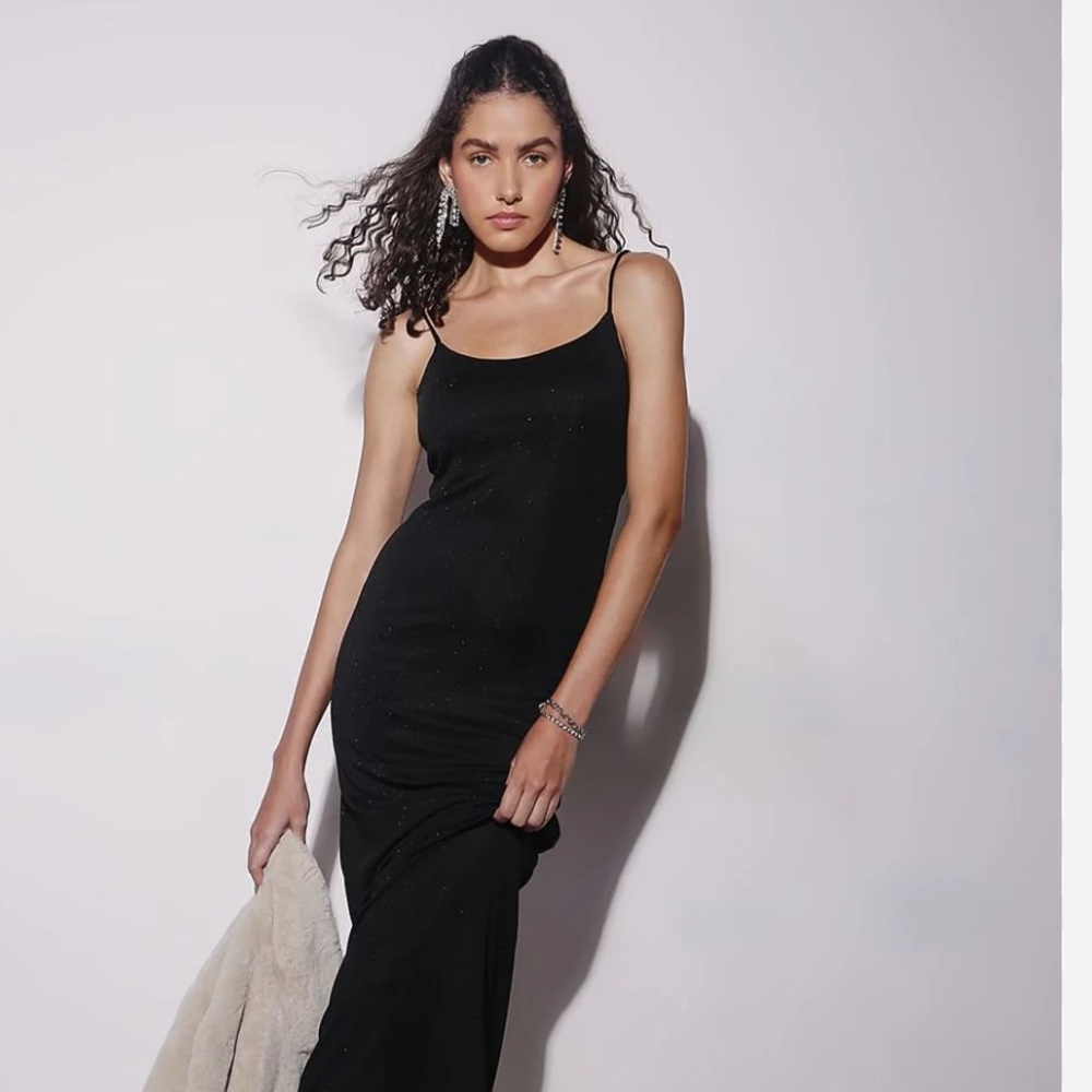 Feel the Piece Terre Jacobs black Slip Dress - XS - S